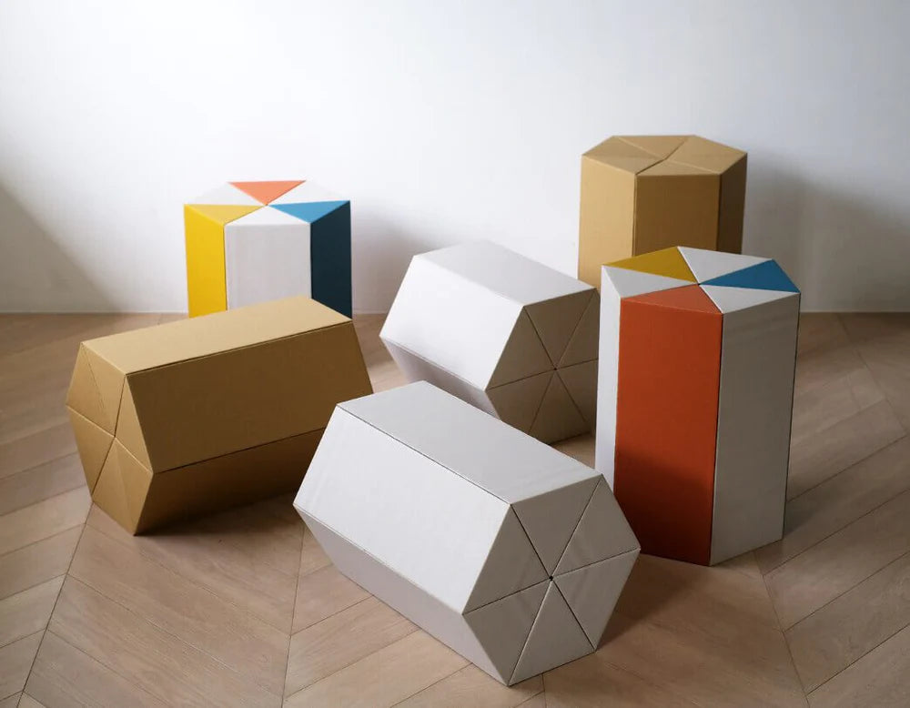 Riki Stool lightweight cardboard furniture