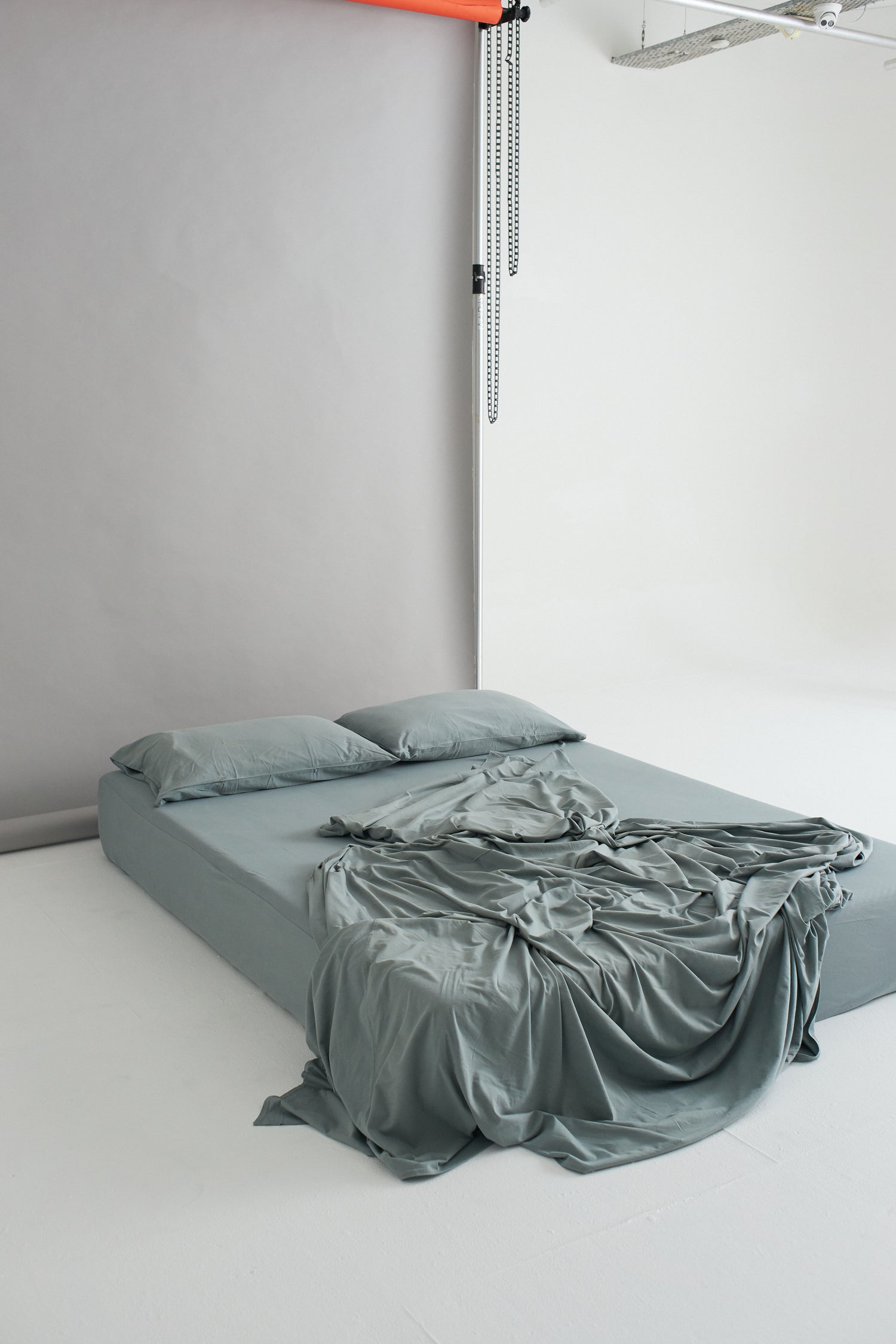 Organic cotton flat sheet jersey knit