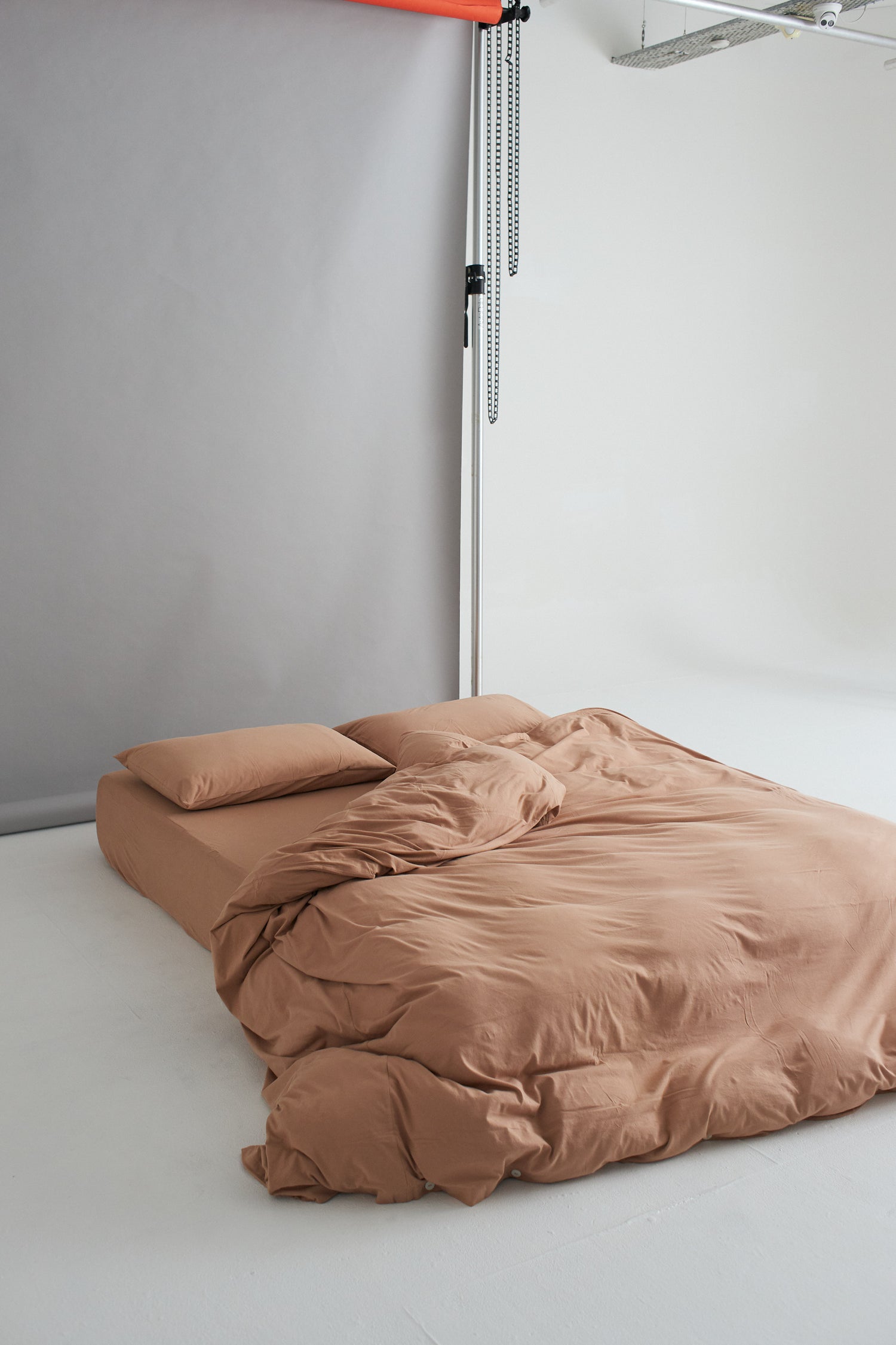 Earthy organic cotton bedding