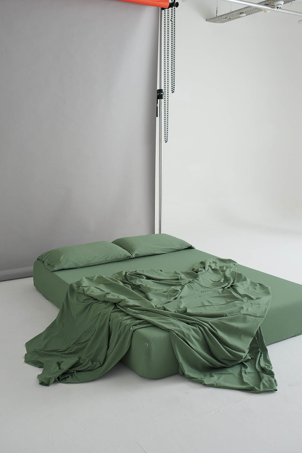Organic cotton bedding flat sheet