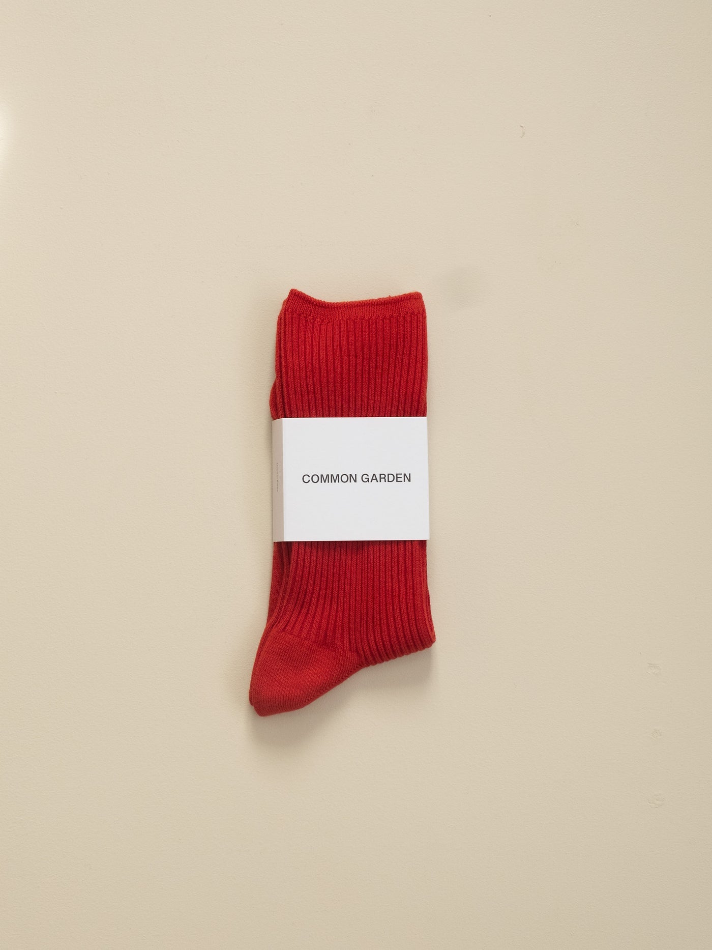 common garden socks - rust