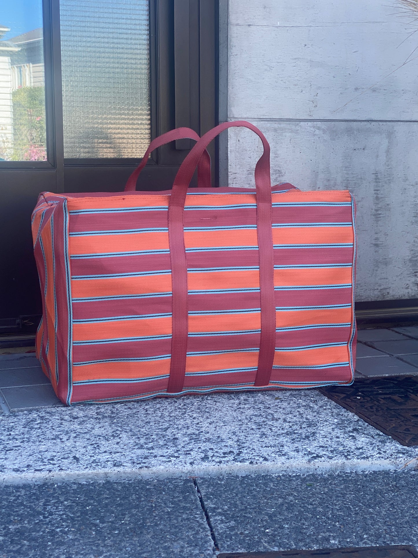 stripe bag - large