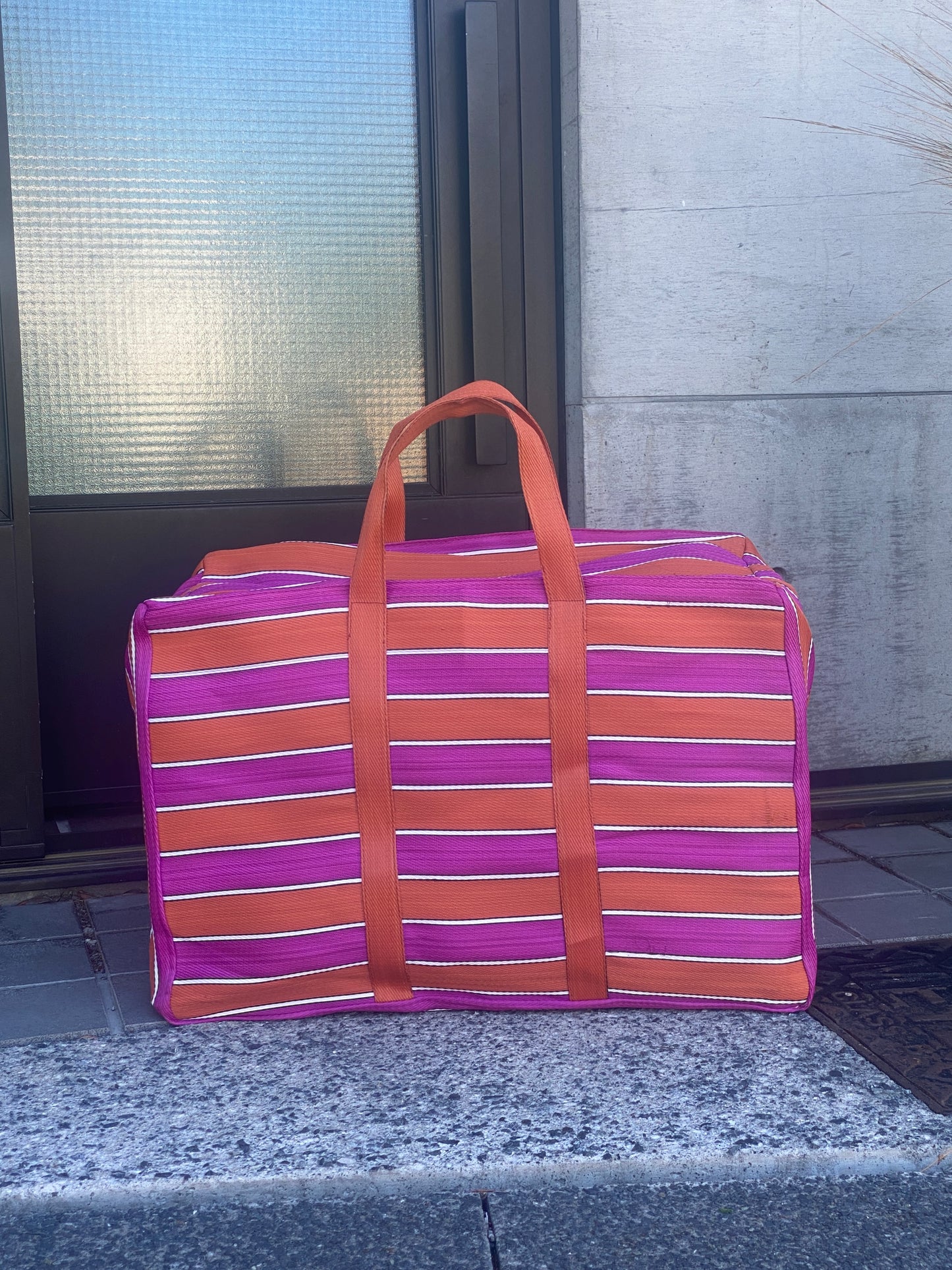 stripe bag - large