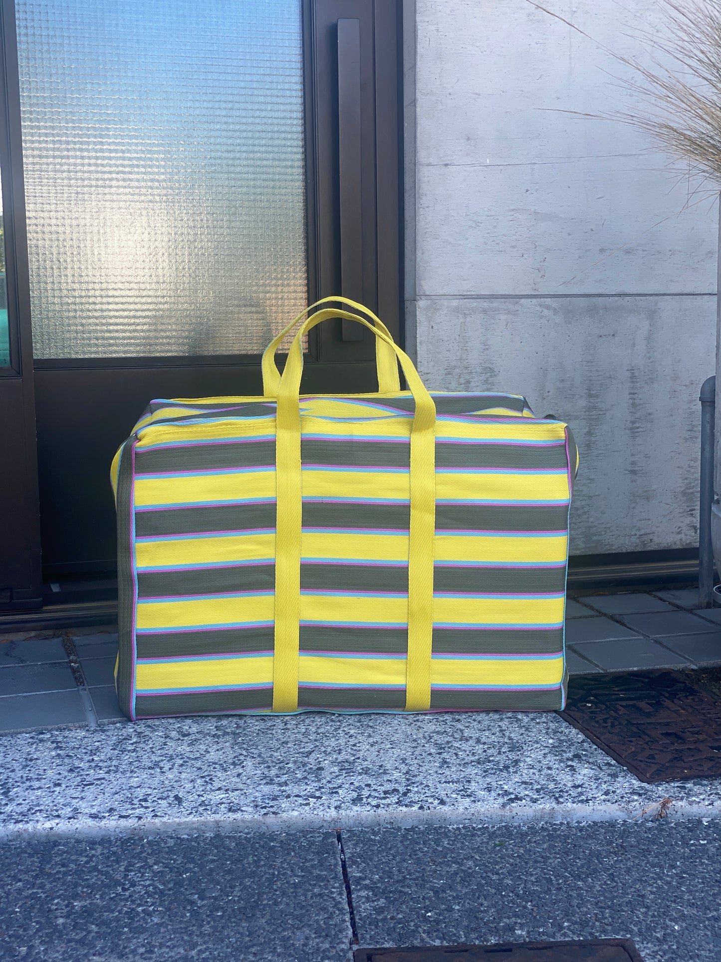 stripe bag - large