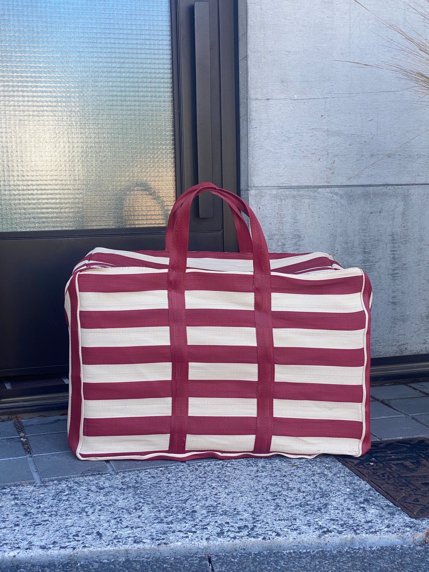 stripe bag - large