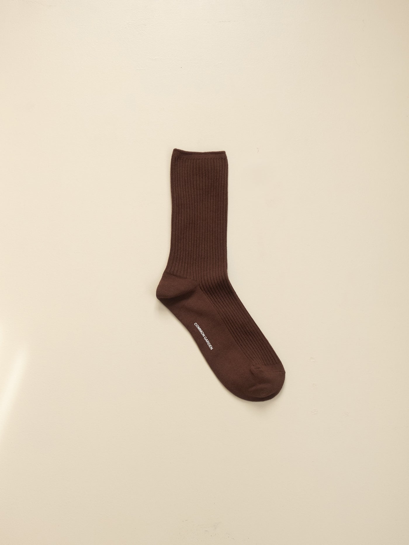 common garden socks - cacao