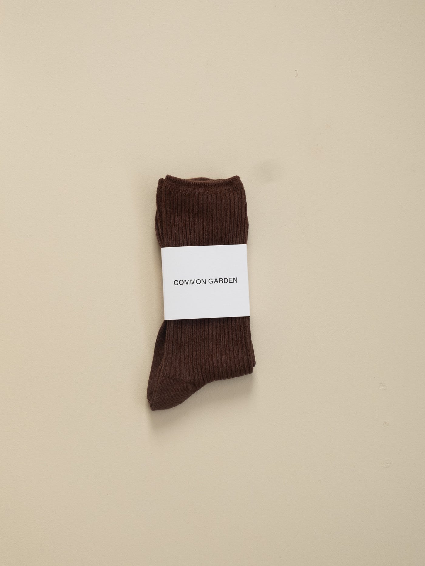 common garden socks - cacao
