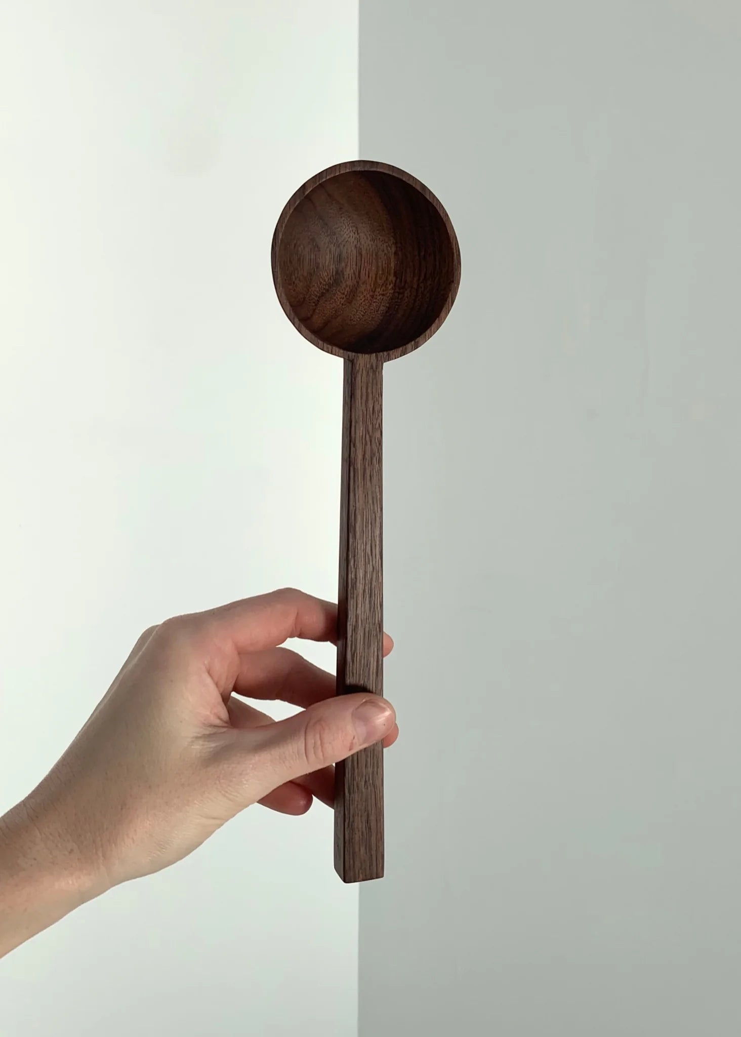 Eco-friendly wooden serving spoon made in New Zealand