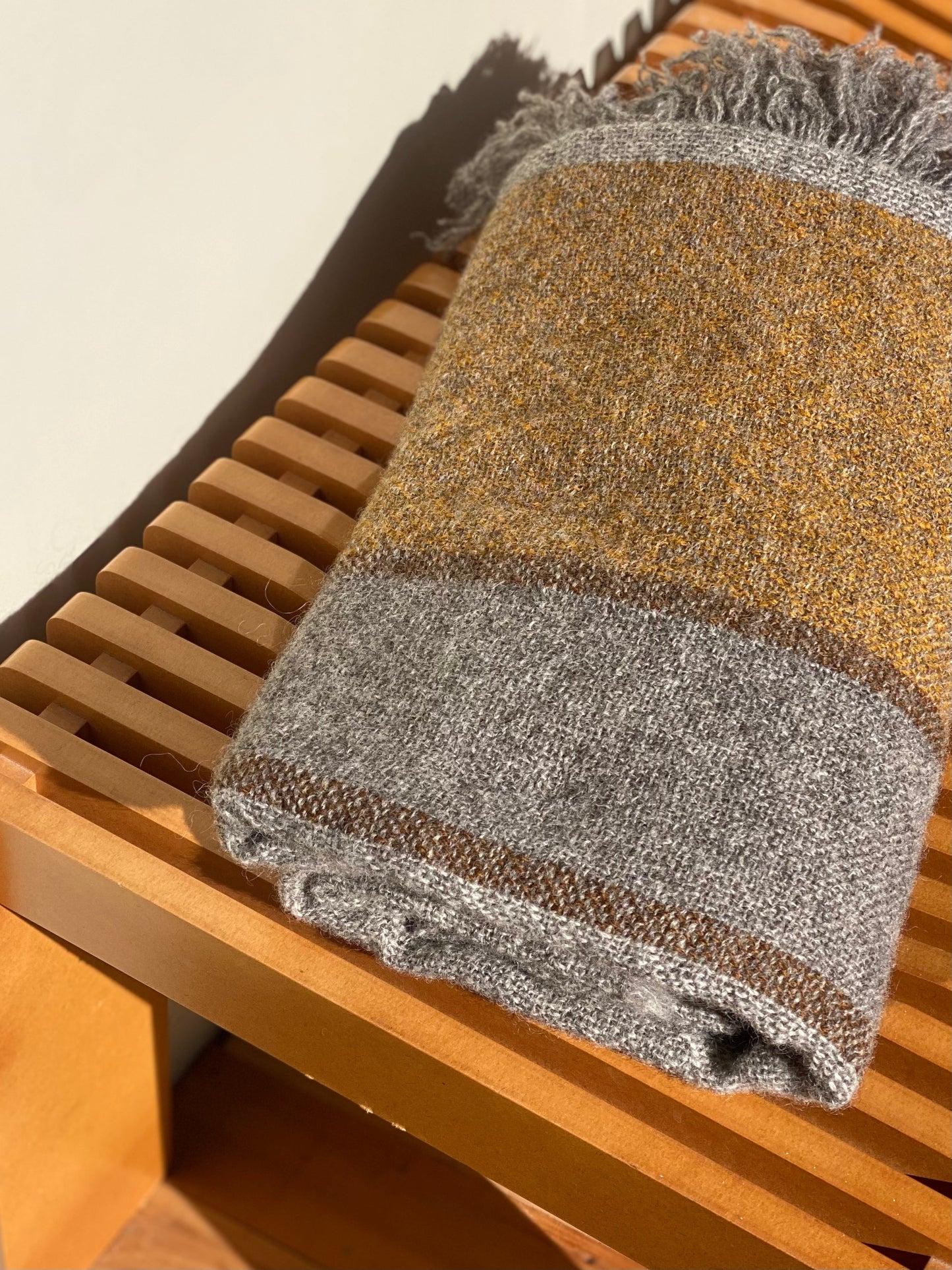Wool Blanket - Bright Gold
